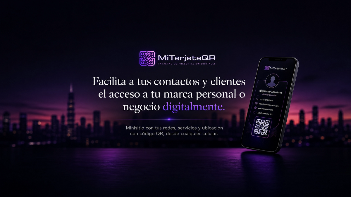 Presencia digital para negocios: cómo mejorarla con una tarjeta digital QR