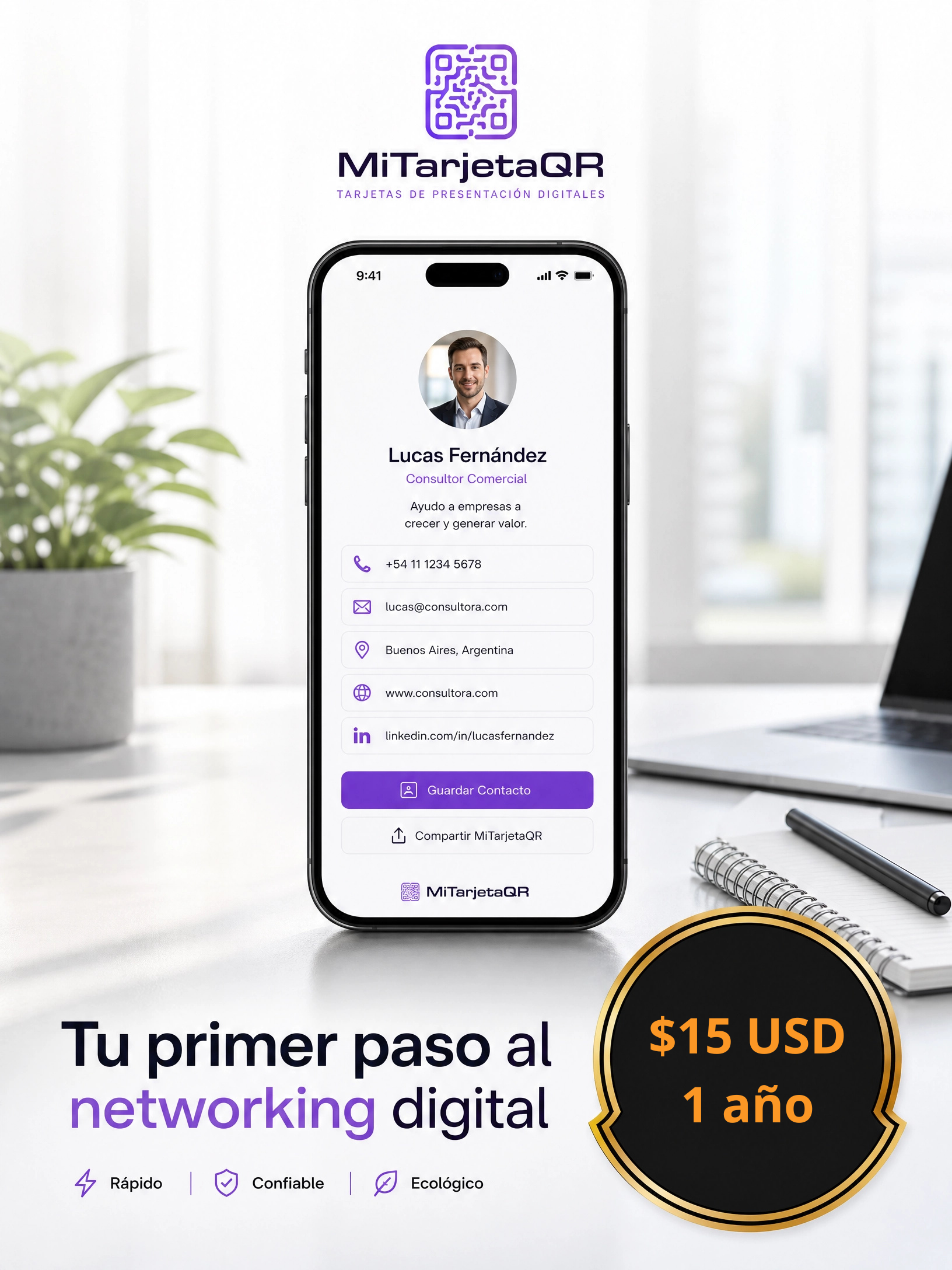 Invitación digital con QR para tu evento - Lite
