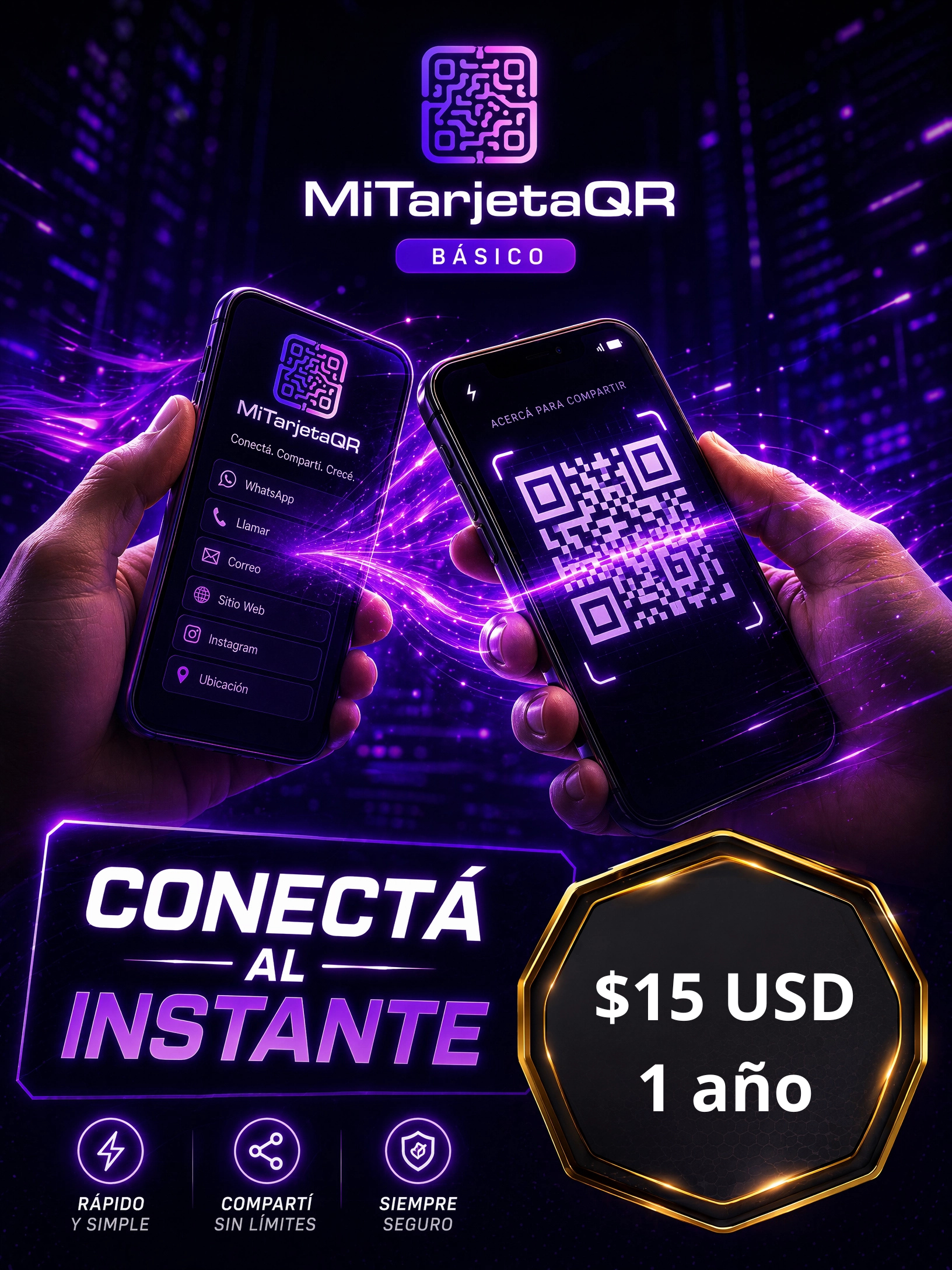 Invitación digital con QR para tu evento - Lite