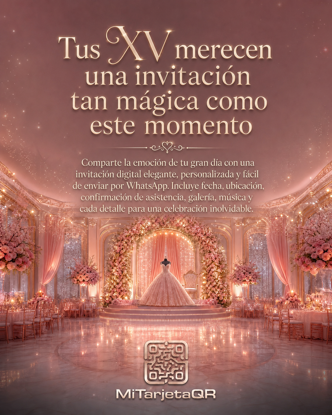 Invitación digital - XV AÑOS